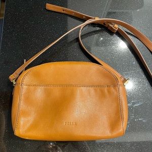 Crossbody Cognac Brown Fossil Purse